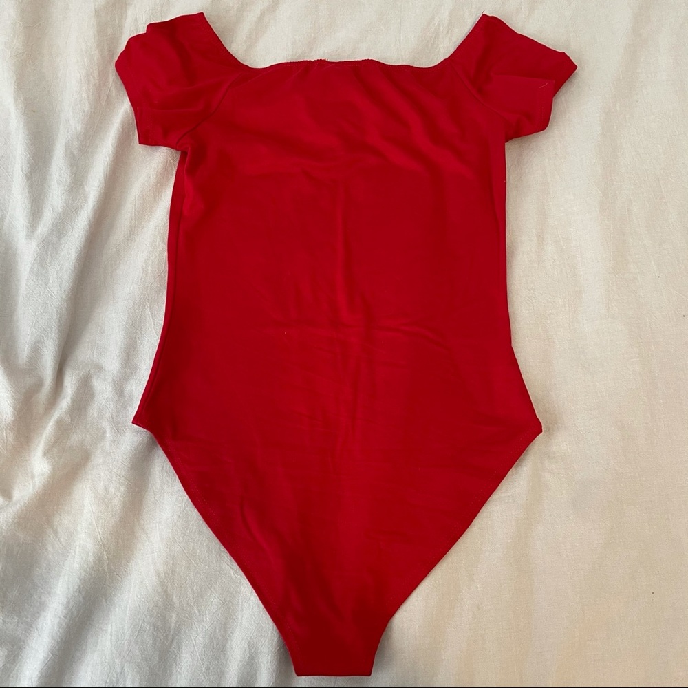 Off the shoulder bodysuit